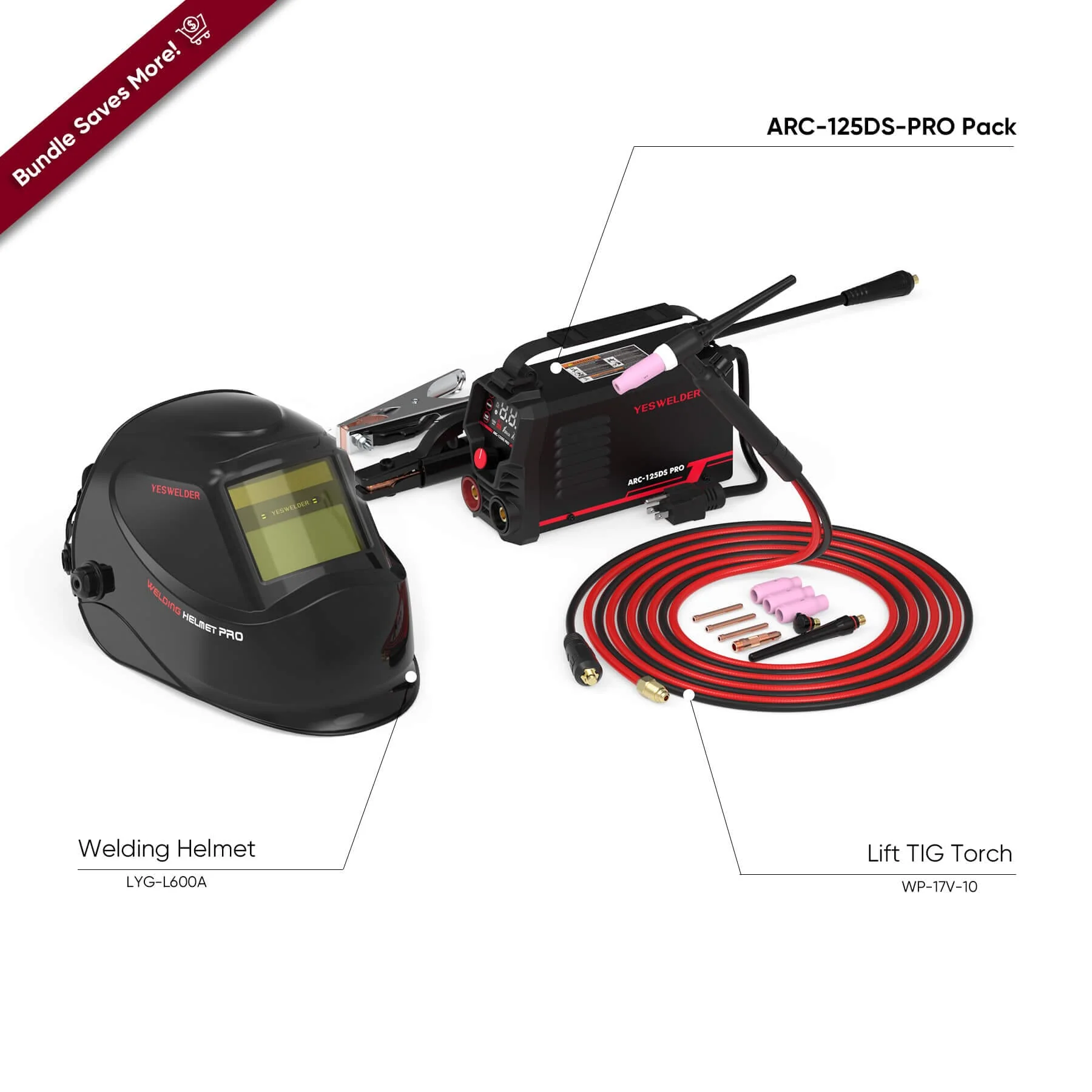 ARC-125DS-PRO 110V Mini Portable Stick Welder - Image 4