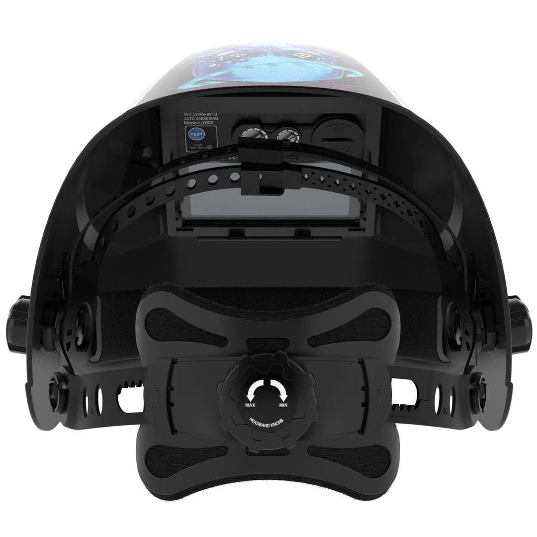 LYG-L600A-CP Cyberpunk Customize Graphic Auto-Darkening Welding Helmet - Image 6