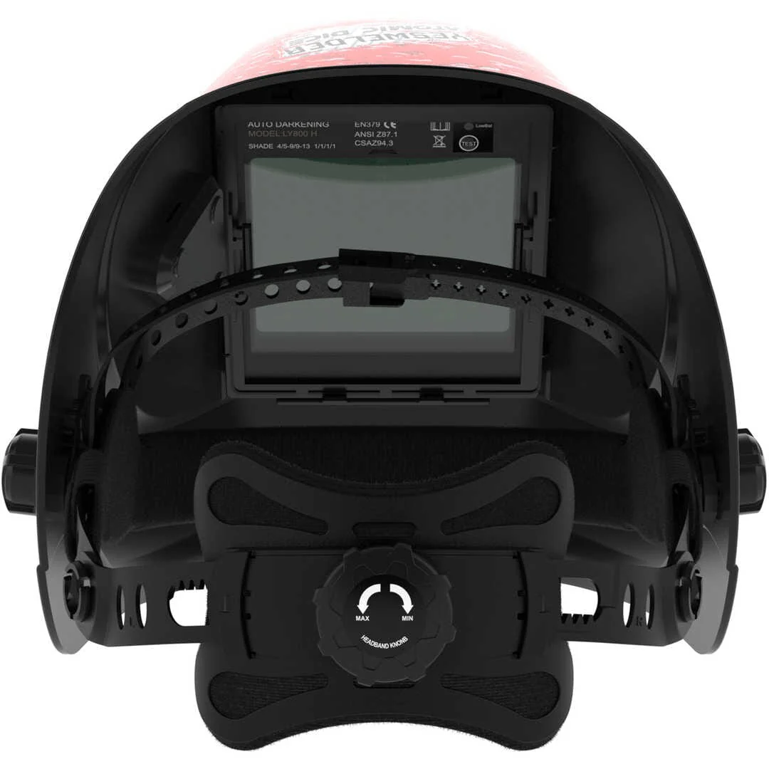 LYG-M800H-RH Rion Graphic Auto-Darkening Welding Helmet - Image 5