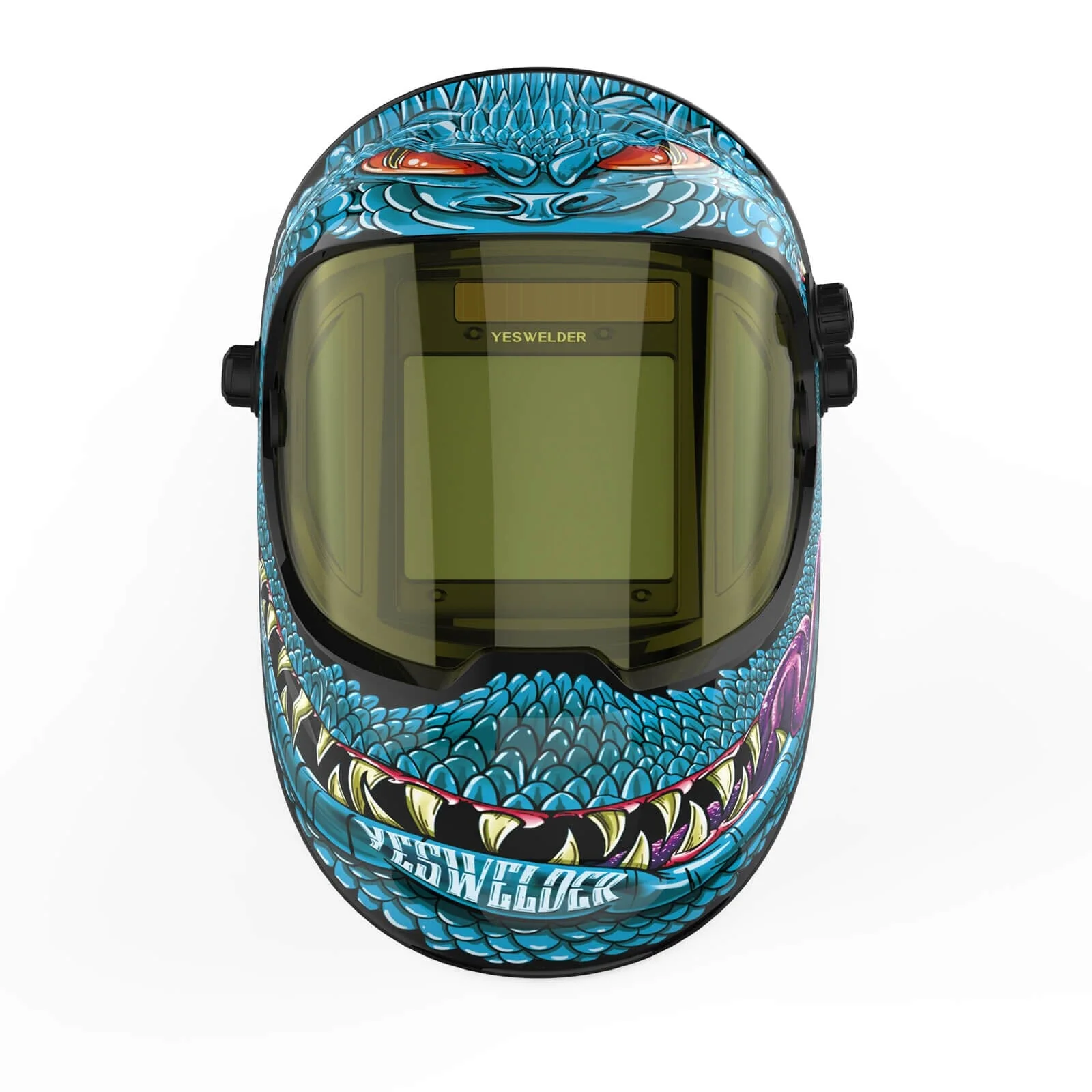 LYG-Q800D-SK Ellie J Customize Monster Graphic Auto-Darkening Welding Helmet - Image 2