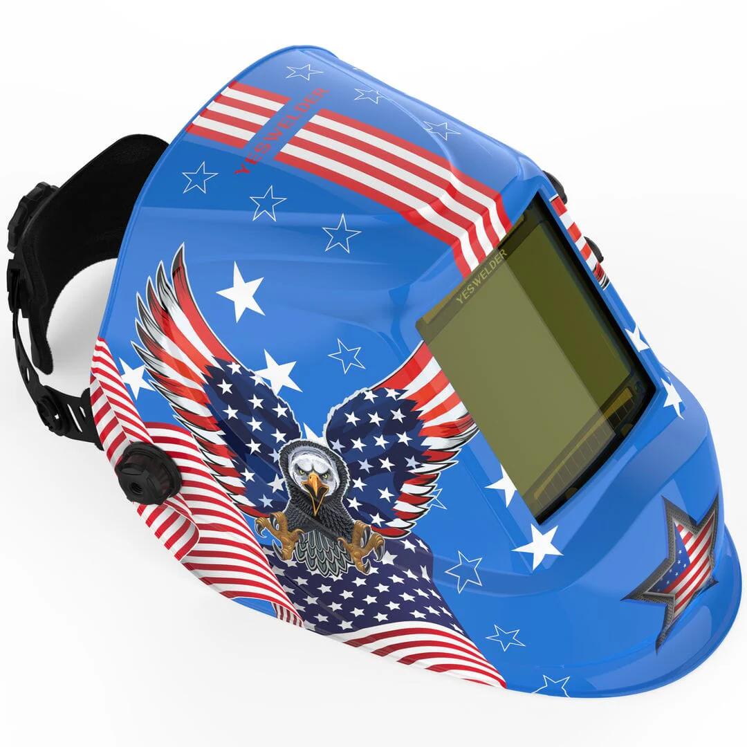 LYG-M800H-B Large View Auto Darkening Welding Helmet - Image 4