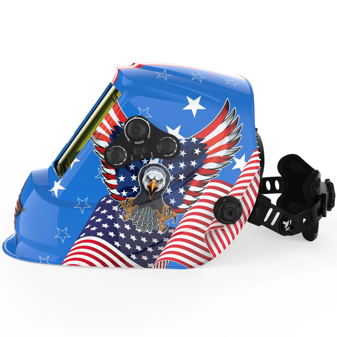 LYG-M800H-B Large View Auto Darkening Welding Helmet - Image 6