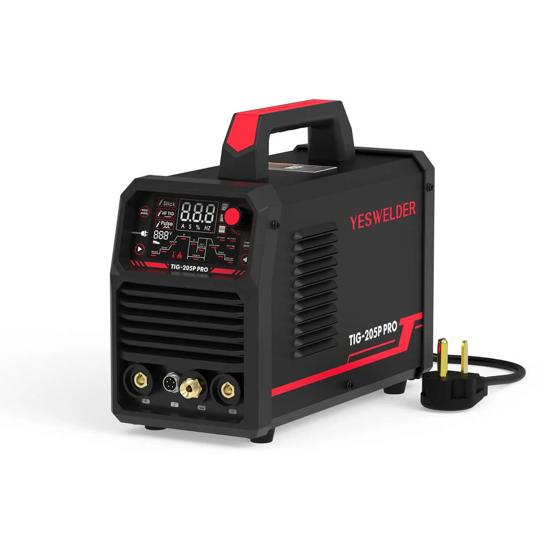 TIG-205P-PRO Pulse TIG Welder Stick/DC TIG/Pulse TIG 3 In 1 TIG Welder - Image 3