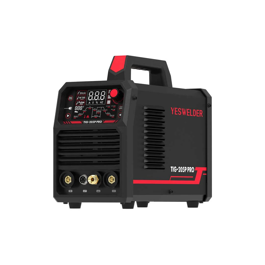 TIG-205P-PRO Pulse TIG Welder Stick/DC TIG/Pulse TIG 3 In 1 TIG Welder - Image 4
