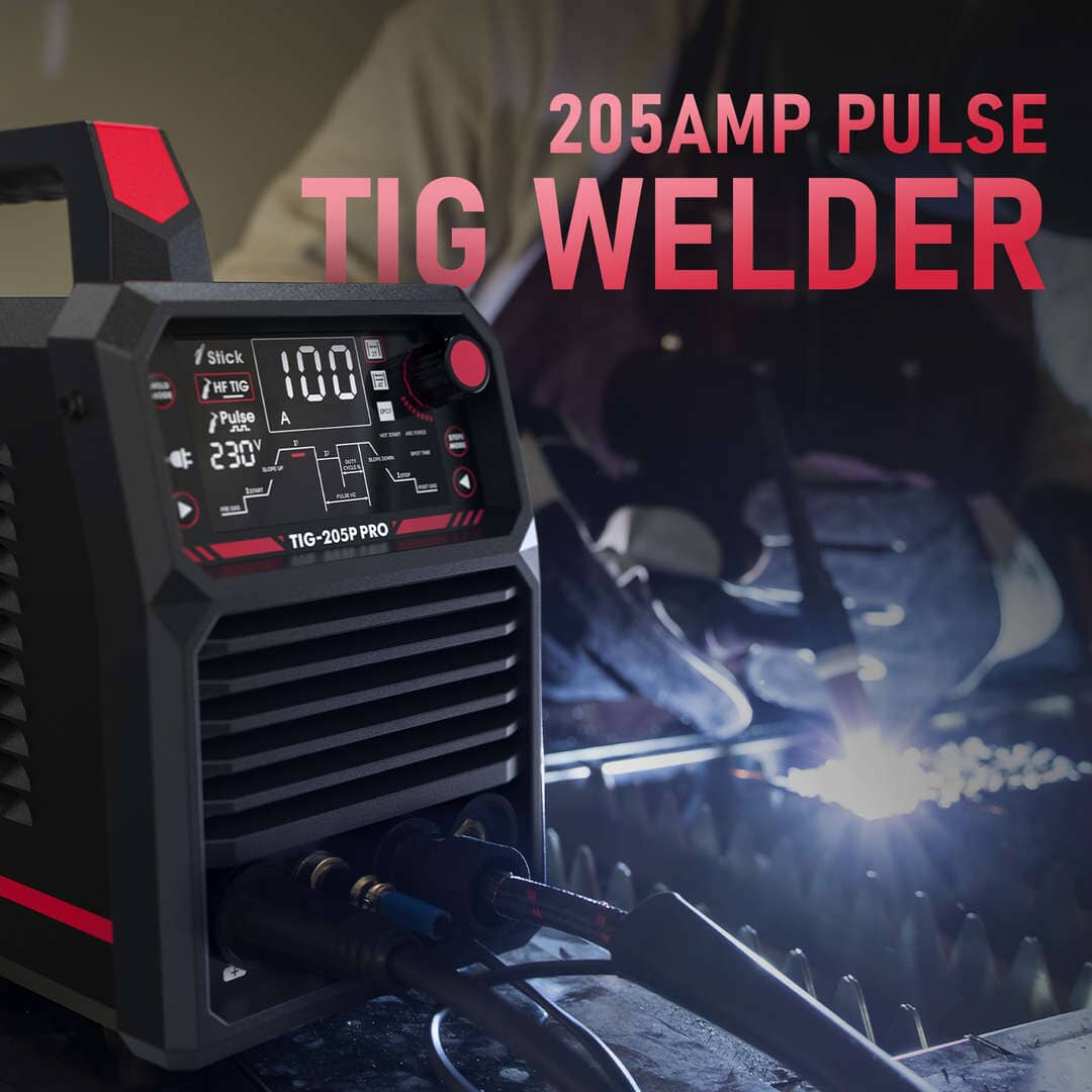 TIG-205P-PRO Pulse TIG Welder Stick/DC TIG/Pulse TIG 3 In 1 TIG Welder - Image 7