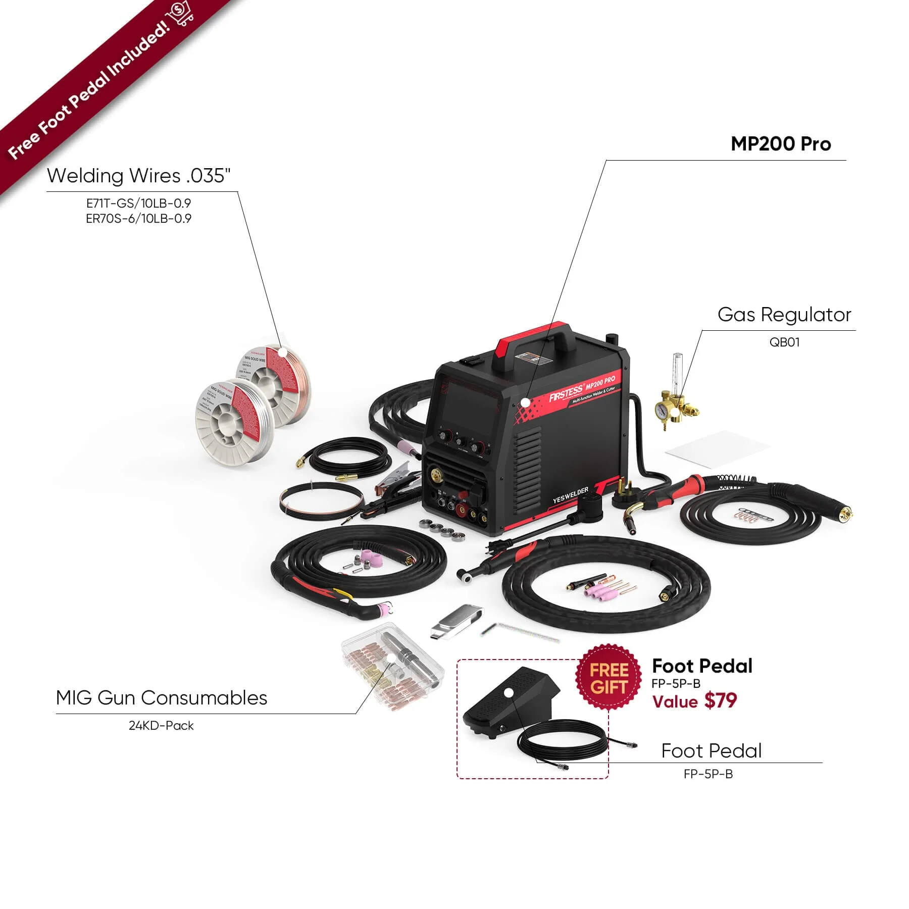 FIRSTESS MP200-PRO All-in-1 Welder & Cutter - Image 7