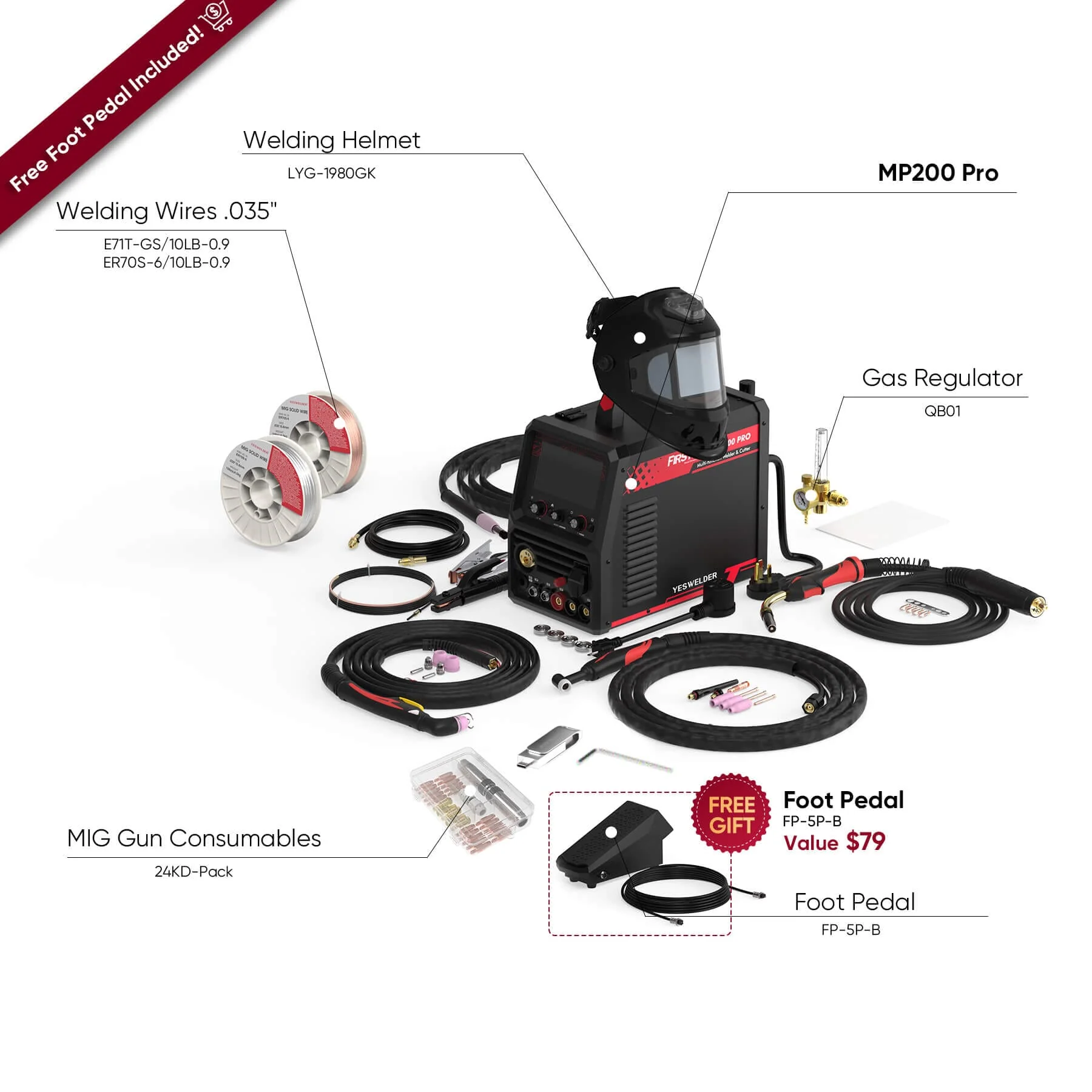 FIRSTESS MP200-PRO All-in-1 Welder & Cutter - Image 6