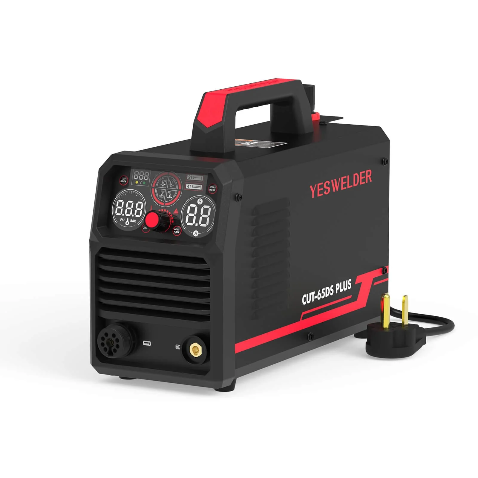 CUT-65DS PLUS Plasma Cutter with Central-Connector Torch for Quick Heavy-Duty Cutting, Gouging and Marking - Image 3