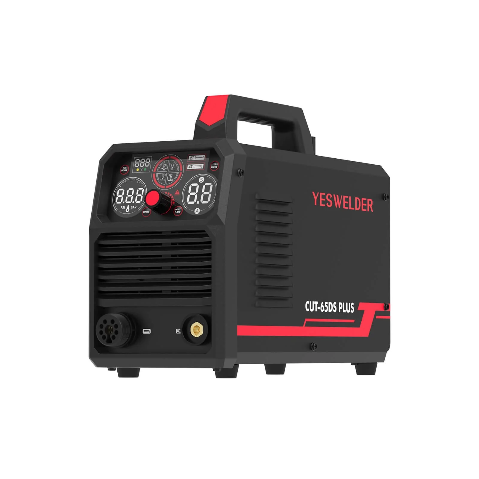 CUT-65DS PLUS Plasma Cutter with Central-Connector Torch for Quick Heavy-Duty Cutting, Gouging and Marking - Image 4