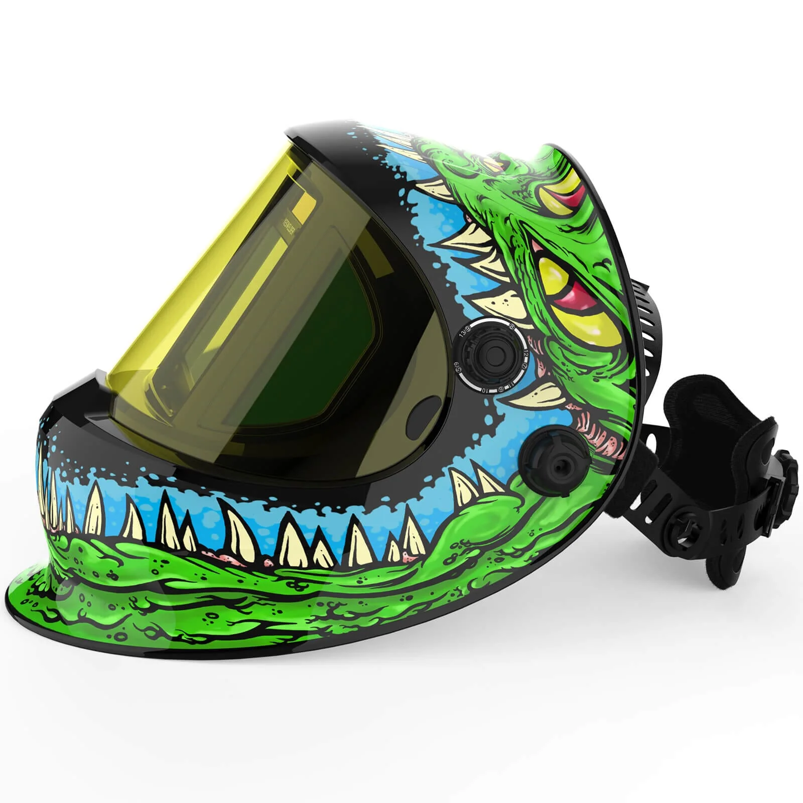 LYG-Q800D-ME Aggressor Q800D Customize Graphic Auto-Darkening Welding Helmet - Image 4