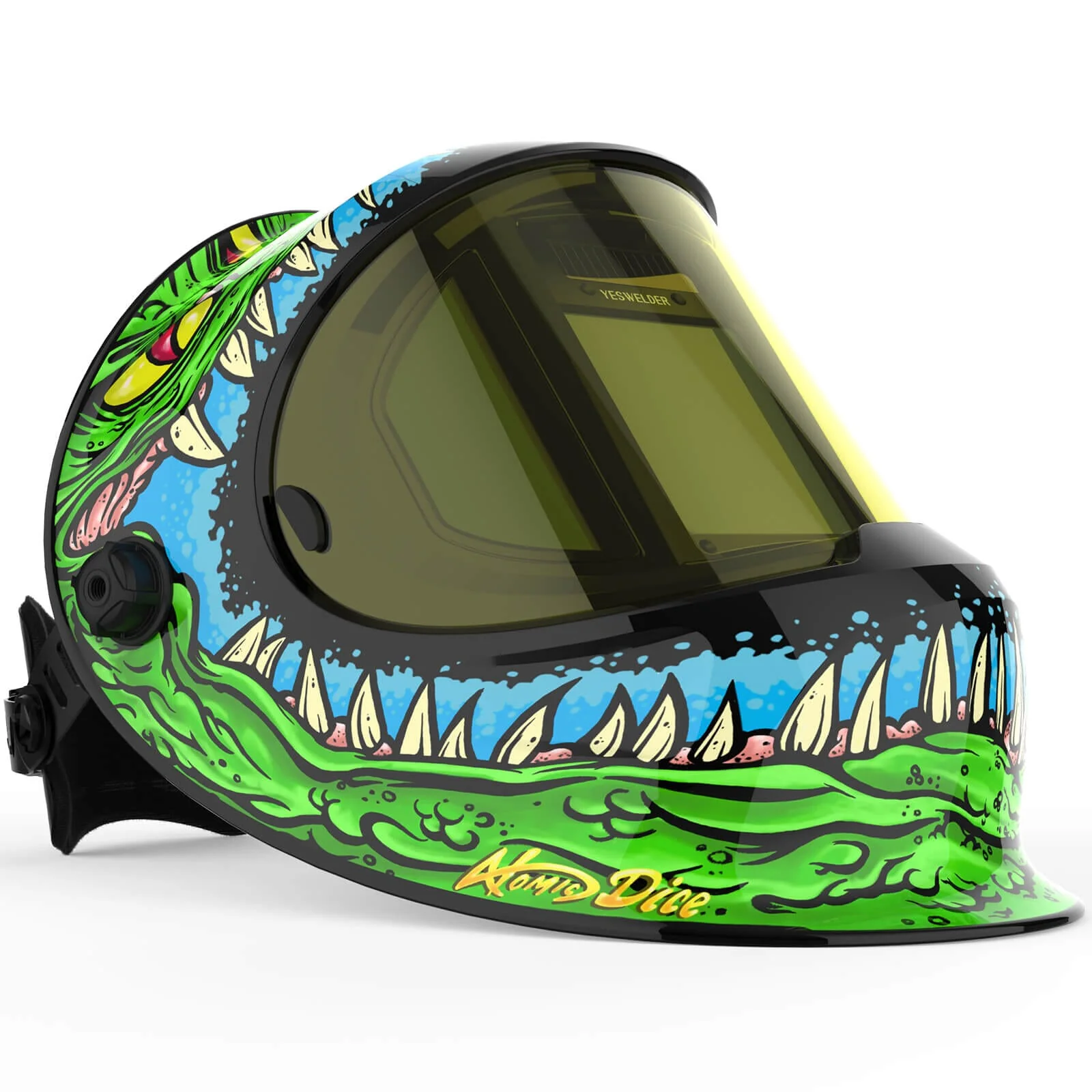LYG-Q800D-ME Aggressor Q800D Customize Graphic Auto-Darkening Welding Helmet - Image 6