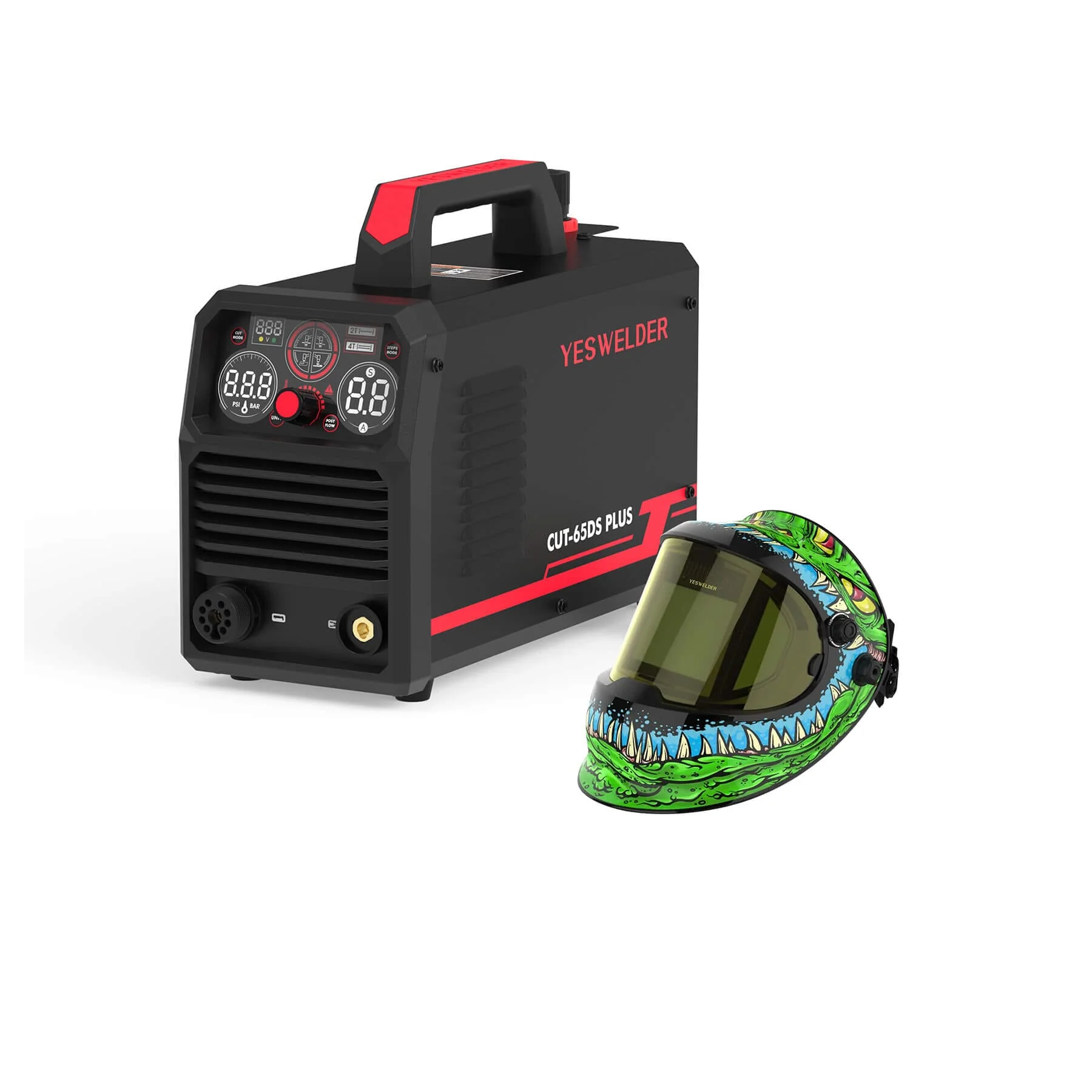 LYG-Q800D-ME Aggressor Q800D Customize Graphic Auto-Darkening Welding Helmet - Image 9
