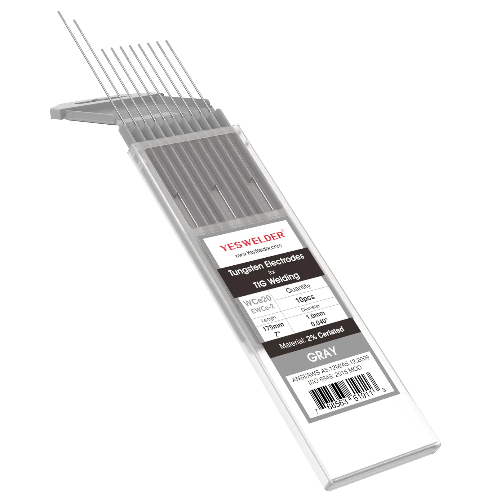 WC20 Series 2% Ceriated TIG Welding Tungsten Electrode