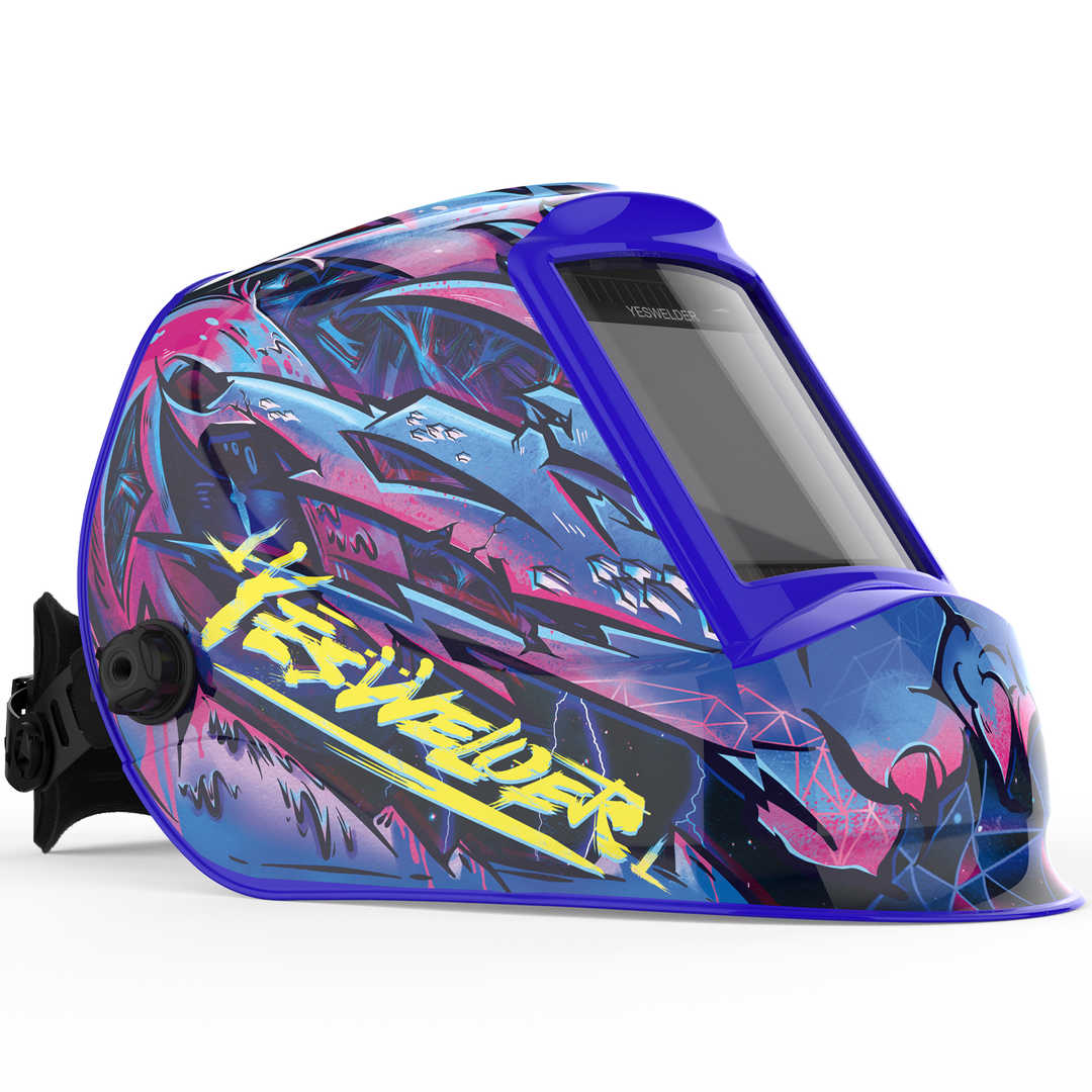 LYG-M800H-CP Cyberpunk Customize Graphic Auto-Darkening Welding Helmet - Image 5