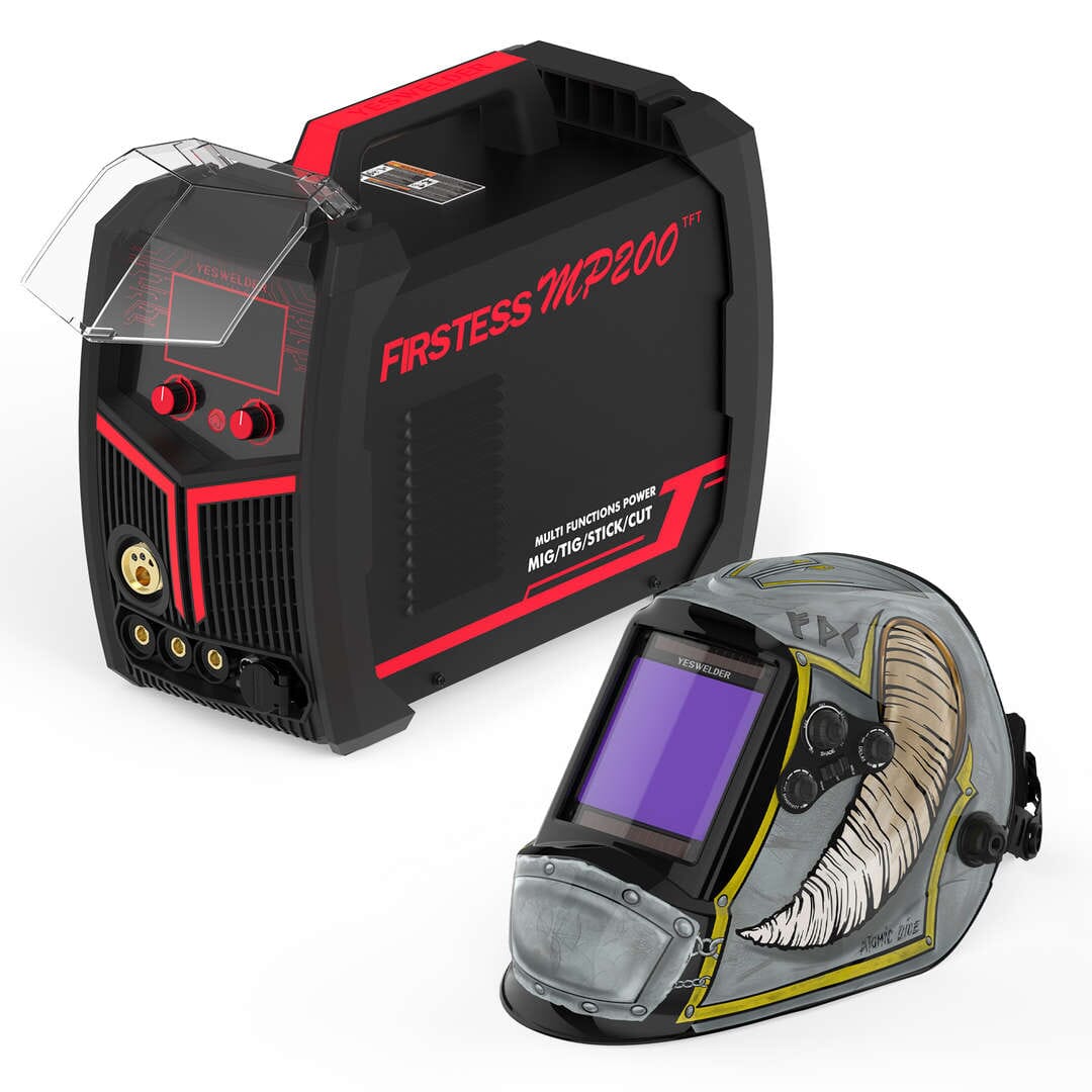 LYG-M800H-VK Berserker Customize Graphic Auto-Darkening Welding Helmet - Image 6