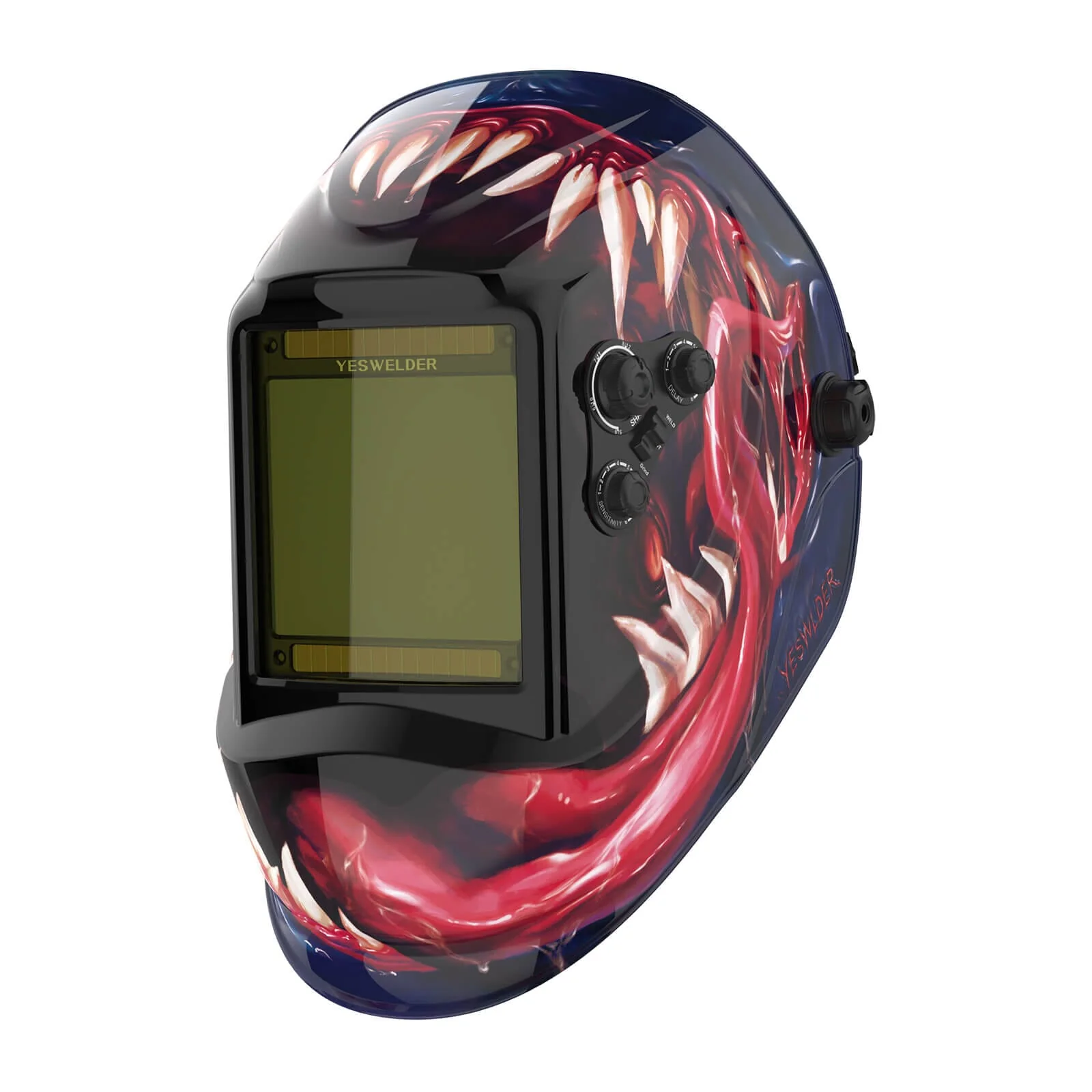 LYG-M800H-VM Venom Customize Graphic Auto-Darkening Welding Helmet