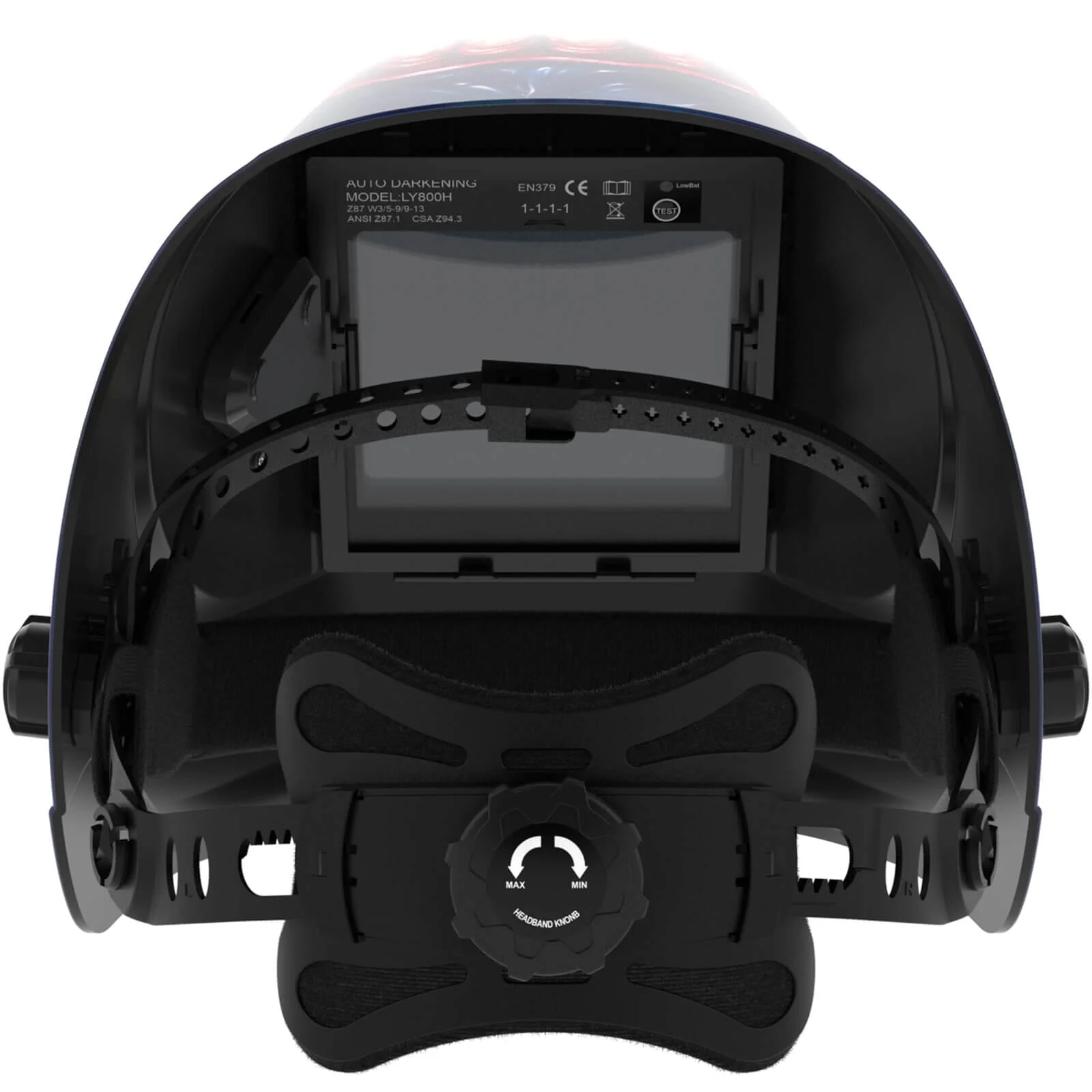 LYG-M800H-VM Venom Customize Graphic Auto-Darkening Welding Helmet - Image 4