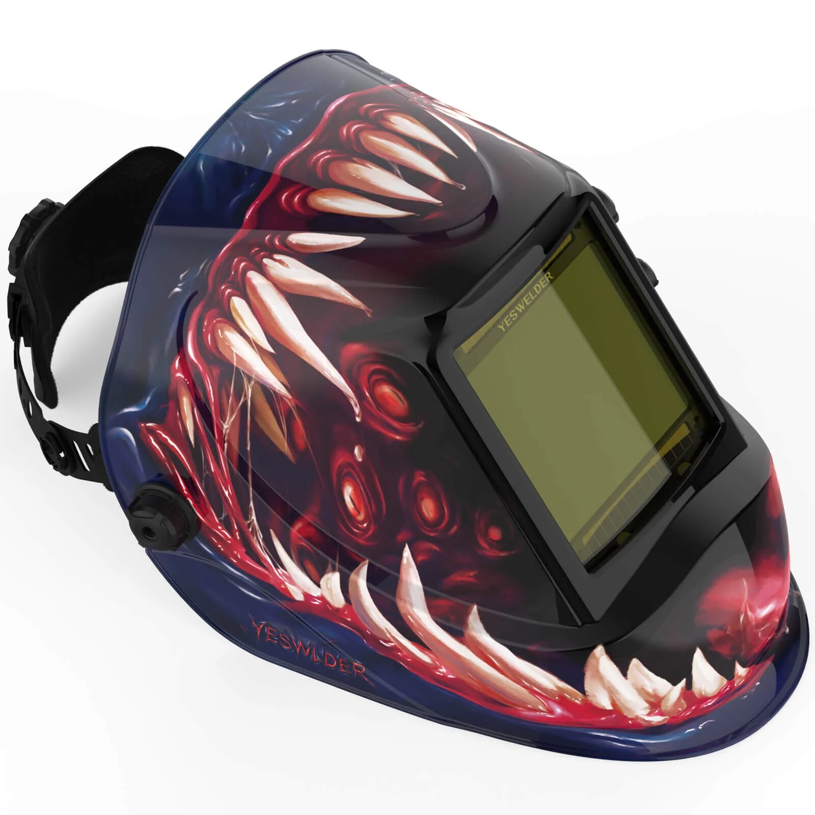 LYG-M800H-VM Venom Customize Graphic Auto-Darkening Welding Helmet - Image 5