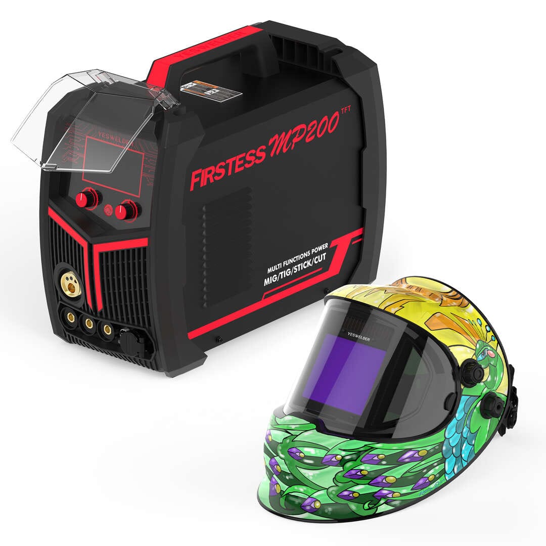LYG-Q800D-PC Shattered Sunrise Customize Graphic Auto-Darkening Welding Helmet - Image 6