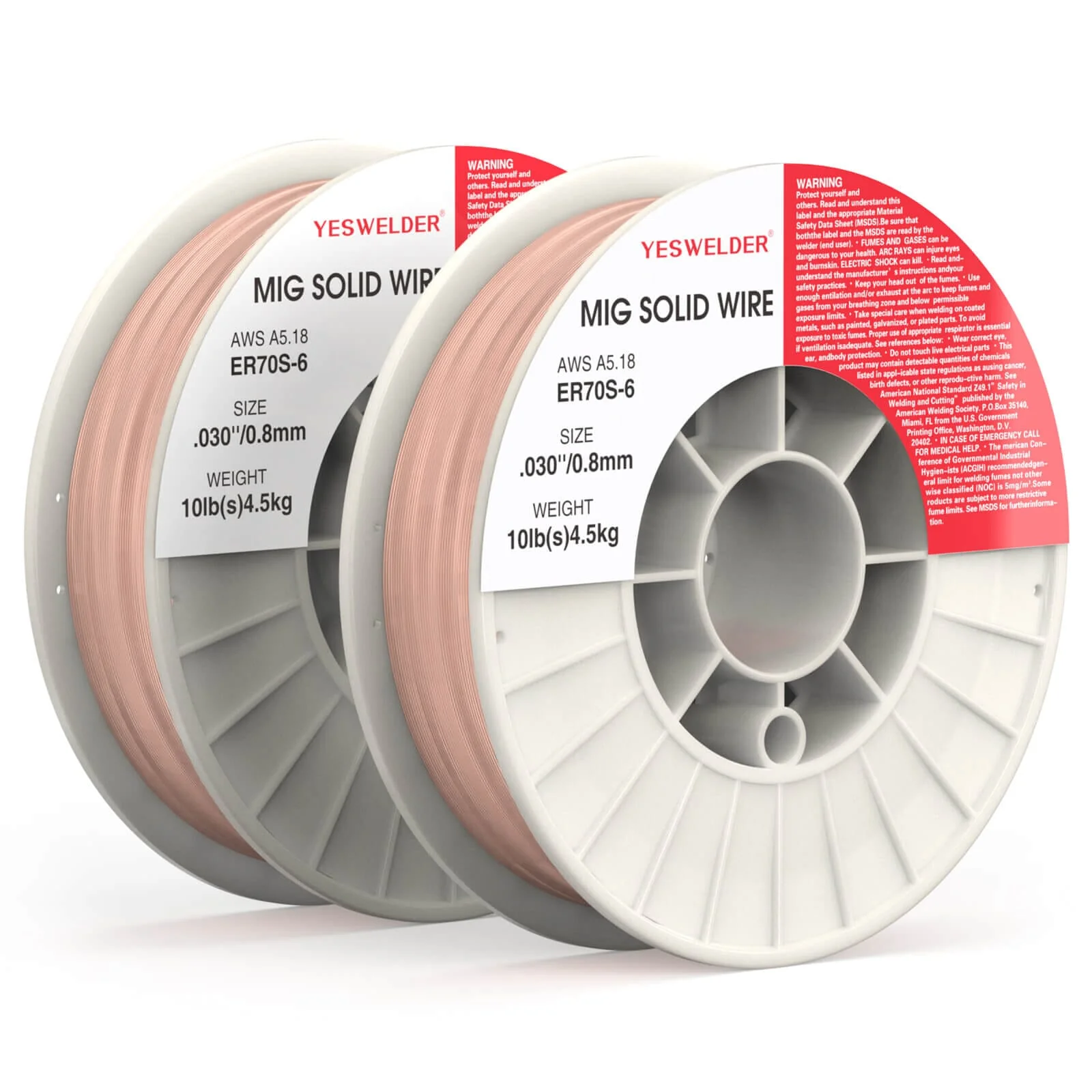ER70S-6/10LB-0.8 .030" 10LB Spool Carbon Steel Solid MIG Welding Wire - Image 7