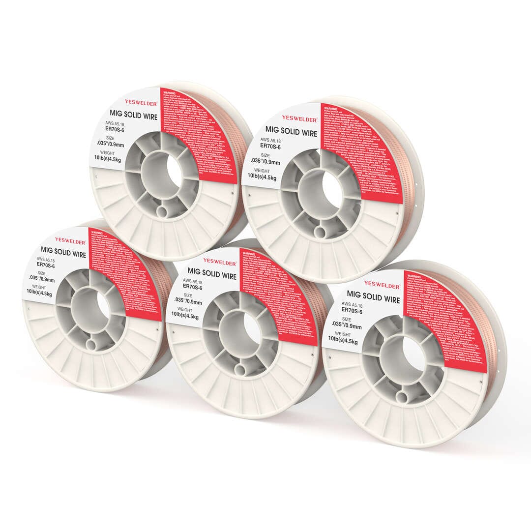 ER70S-6/10LB-0.9 .035" 10LB Spool Carbon Steel Solid MIG Welding Wire - Image 5
